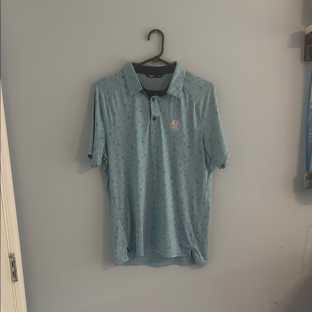 Casual Blue Polo Shirt Soft Cotton
